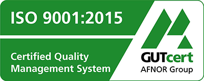 Logo GUTcert QM ISO 90001